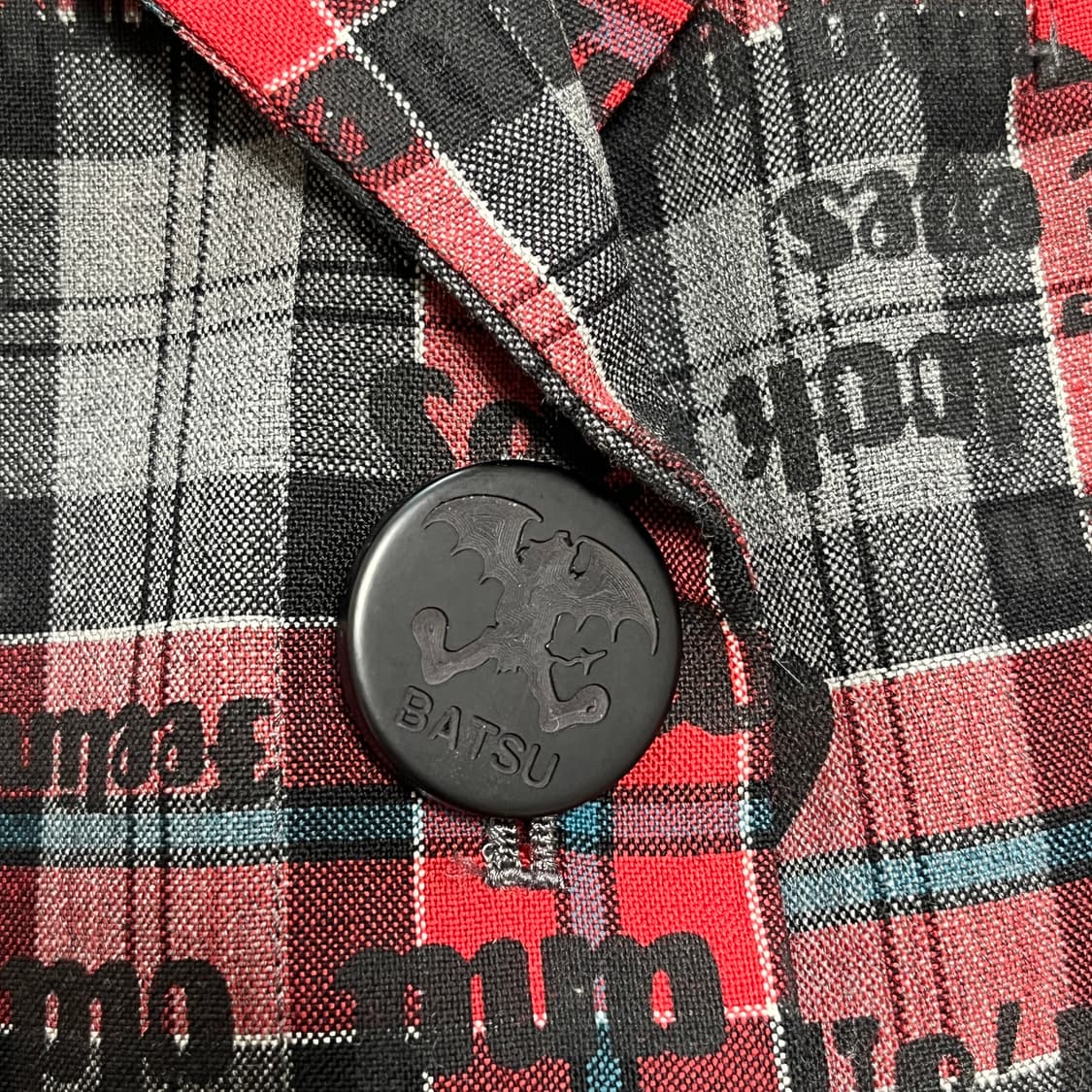 BA-TSU CLUB 체크 프린팅 자켓 로리타 펑크 헤이세이 레트로 상품이미지6