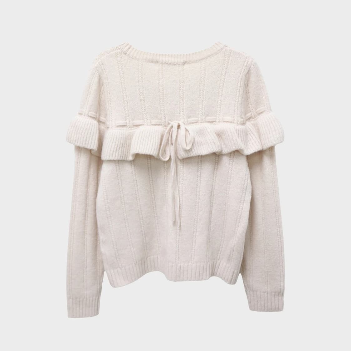 MAJESTIC LEGON 딸기우유 히메갸루 프릴니트 61122 상품이미지1