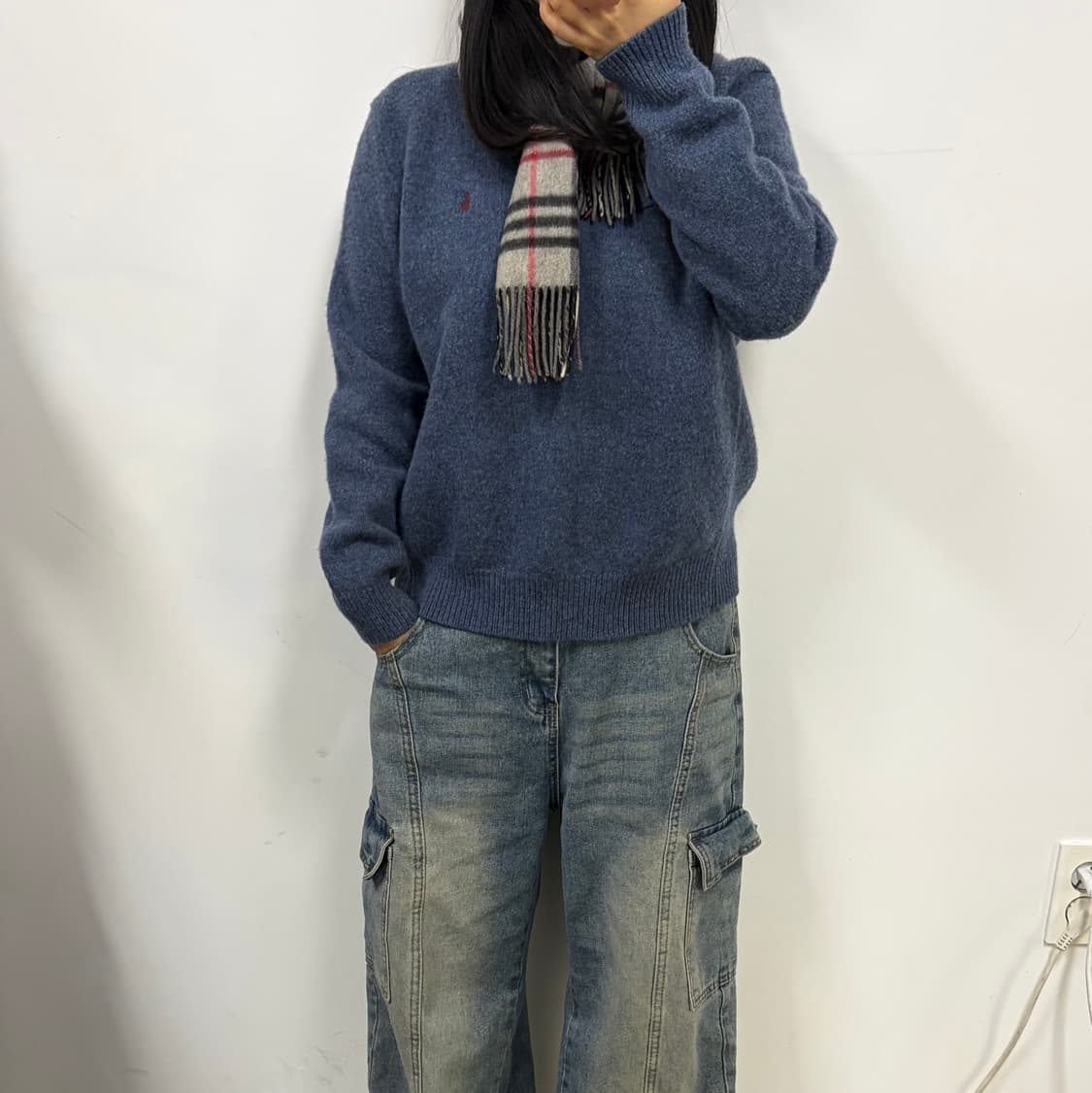 폴로 반집업 니트[1791] 상품이미지1