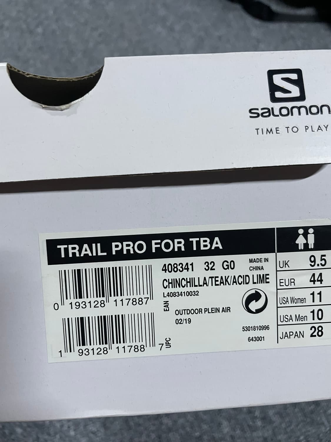 살로몬 x 더 브로큰 암 친칠라 티크 280 상품이미지5