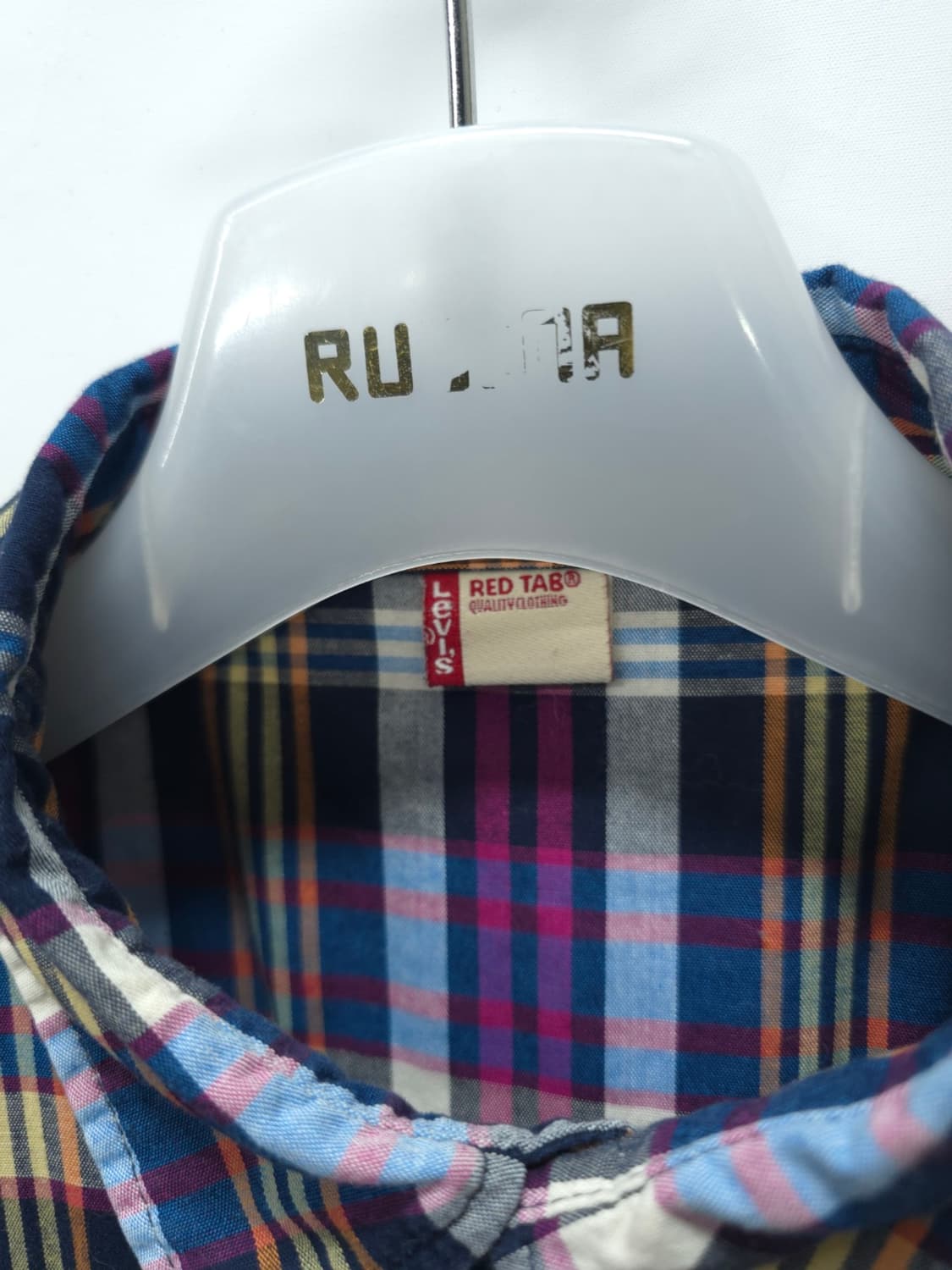 리바이스 여성 레드탭 퍼플 멀티 체크 웨스턴 셔츠(66) 상품이미지5