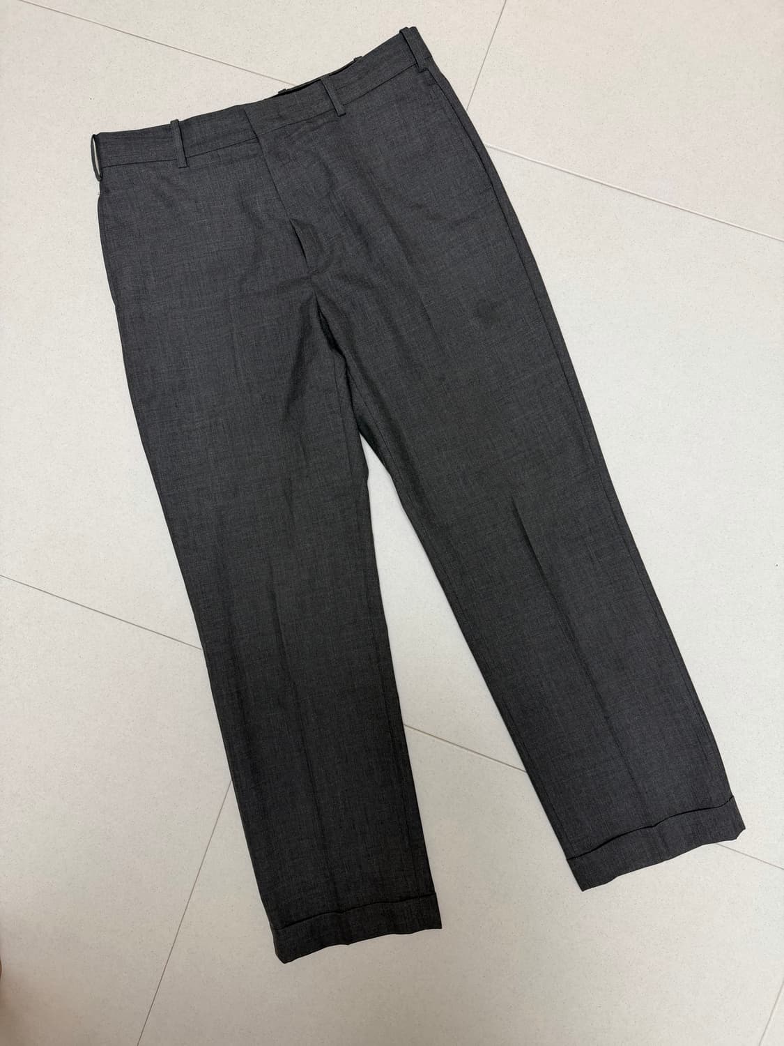 리넥츠 울 파이프 스템프 트라우저 3사이즈 상품이미지1