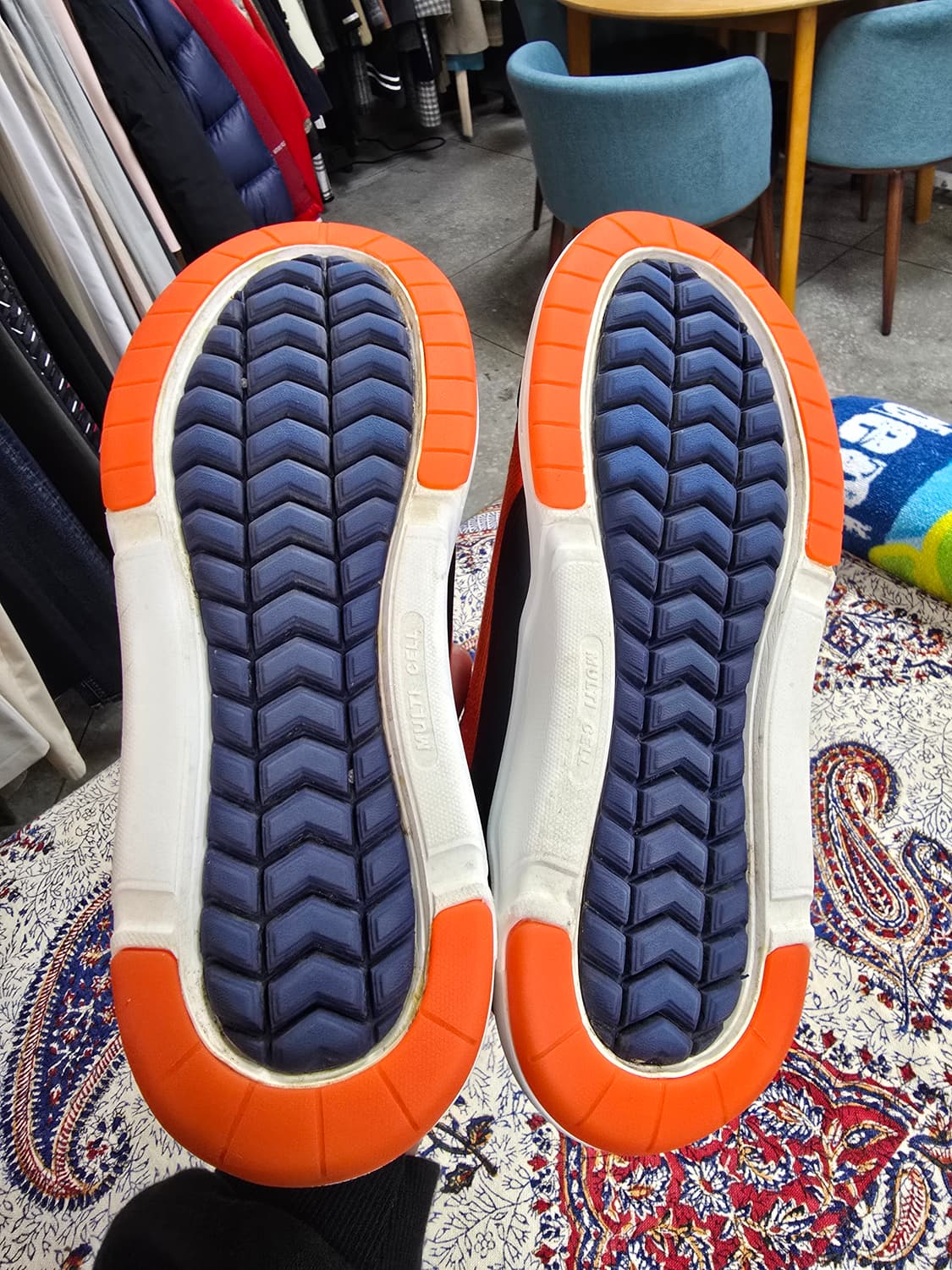 디스커버리 오렌지 슬립온 운동화 (1735) 상품이미지5