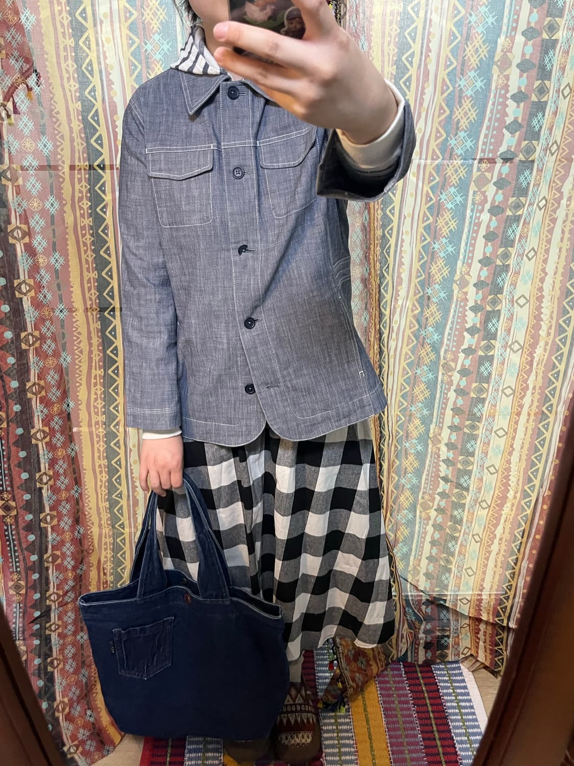 Mcgregor 샴브레이 데님 재킷 상품이미지1