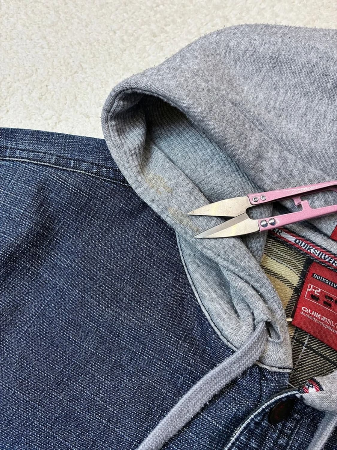 퀵실버 Quiksiver 00's 레이어드 데님 자켓 PN6129    상품이미지3