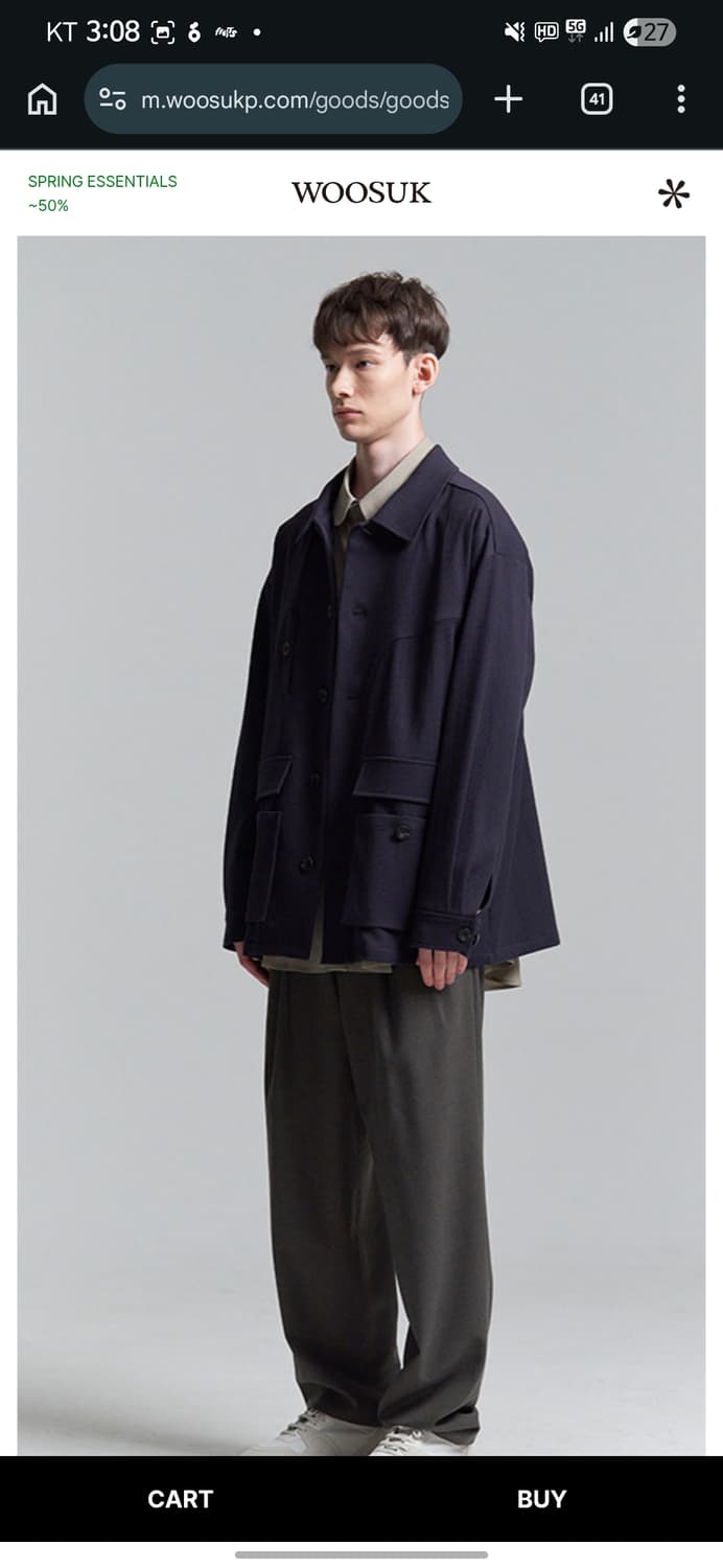 Designer Woosuk 멀티 포켓 자켓 (1) 상품이미지8