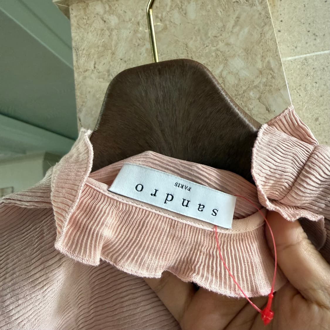 산드로 프릴 원피스  상품이미지5