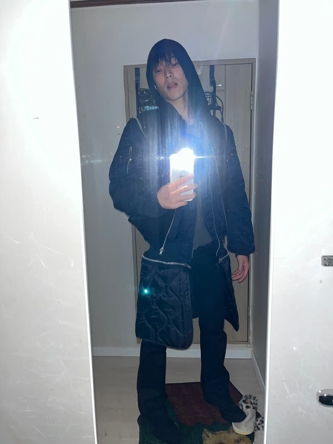 21aw 언더커버 알파인더스트리 축융 울 도킹 ma-1 상품이미지7