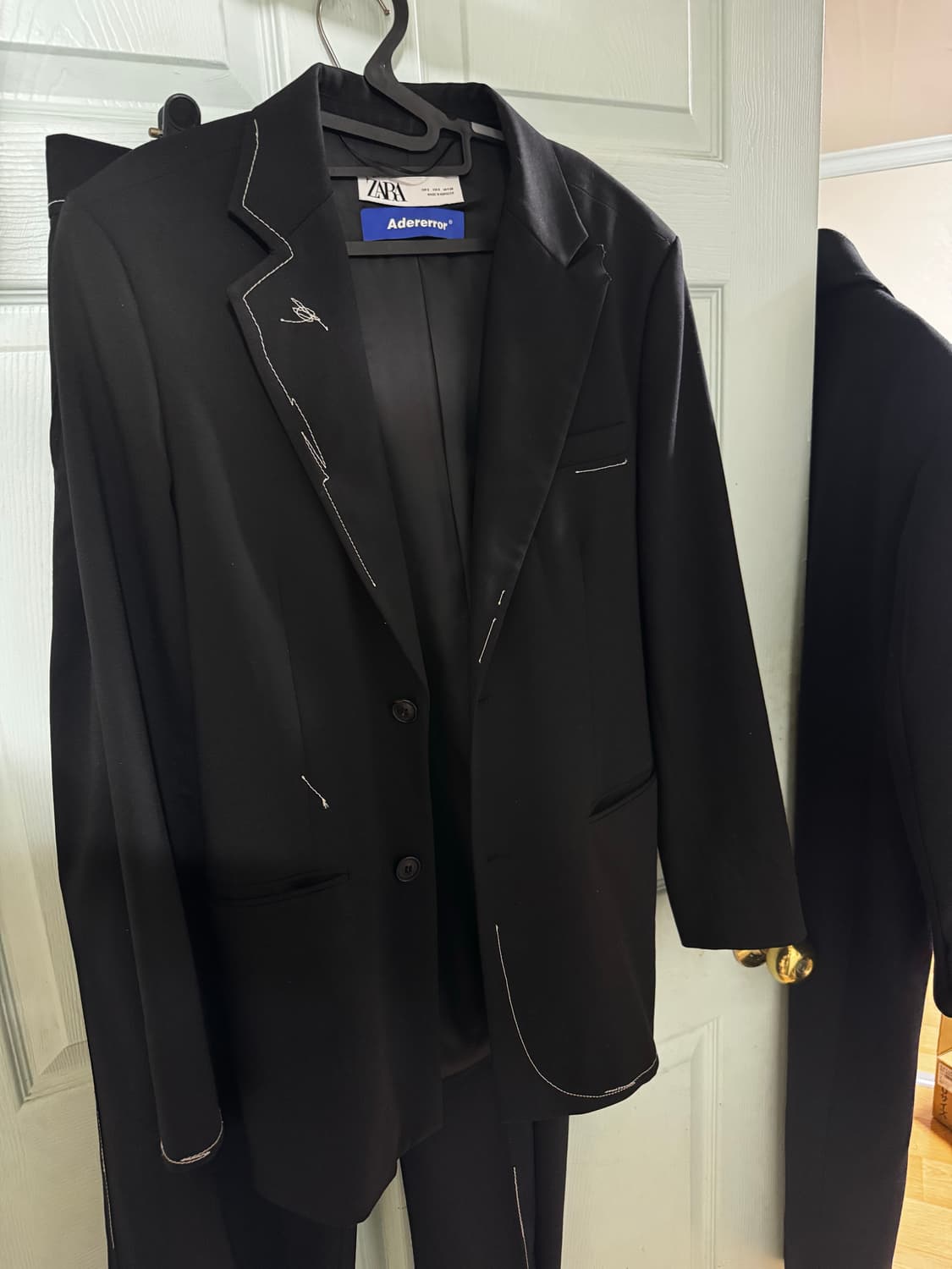 자라 x 아더에러 오버사이즈 블레이저 블랙 상하의 세트 판매 상품이미지3