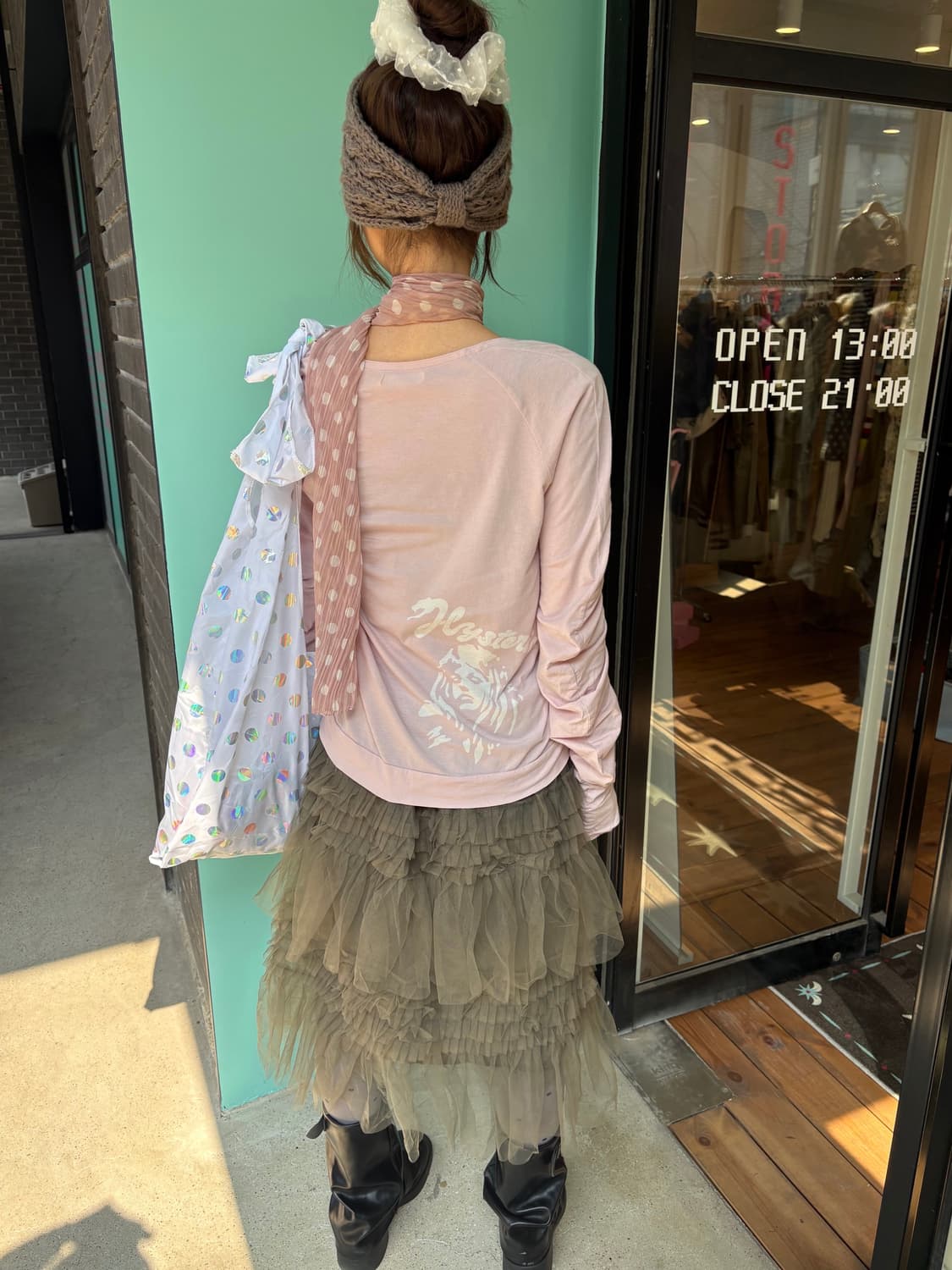 히스테릭글래머 셔링 가디건 상품이미지2