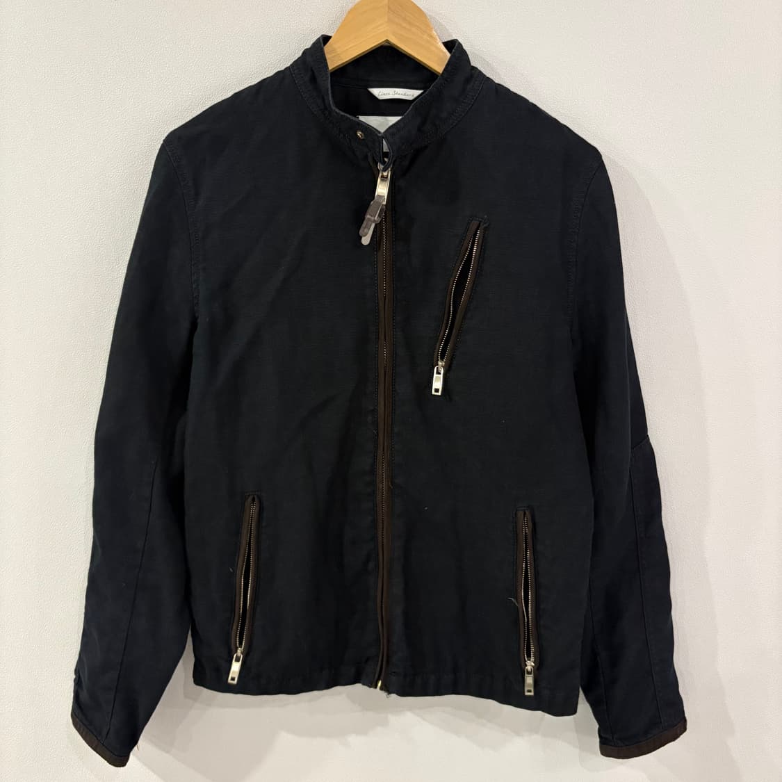 자라 맨 리넨 스탠다드 블랙 자켓 L 상품이미지1