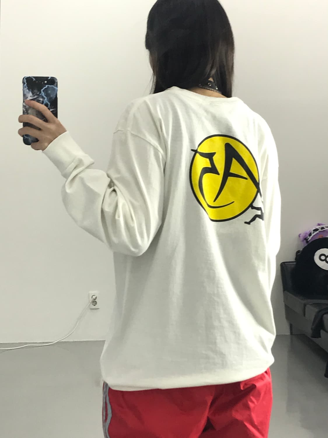 노스페이스 A5 시리즈 화이트 롱슬리브 상품이미지2