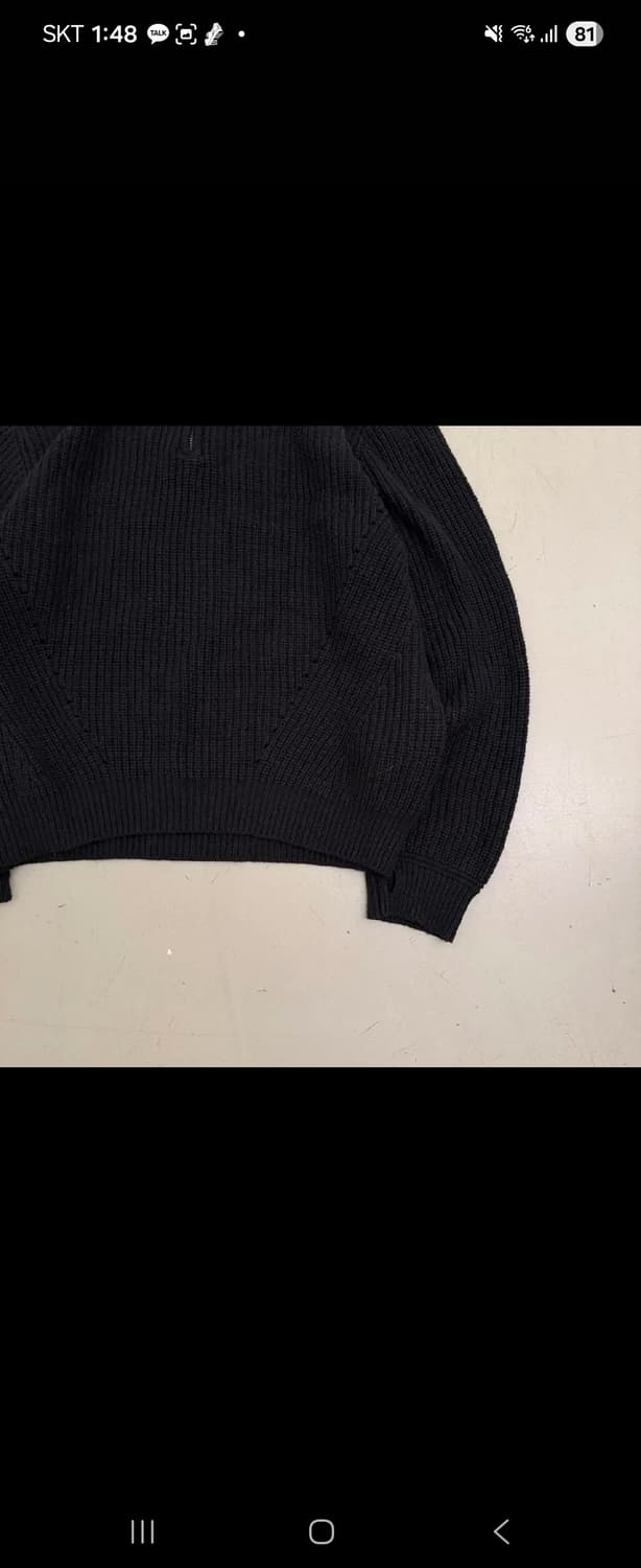 일꼬르소 반집업 니트 상품이미지3