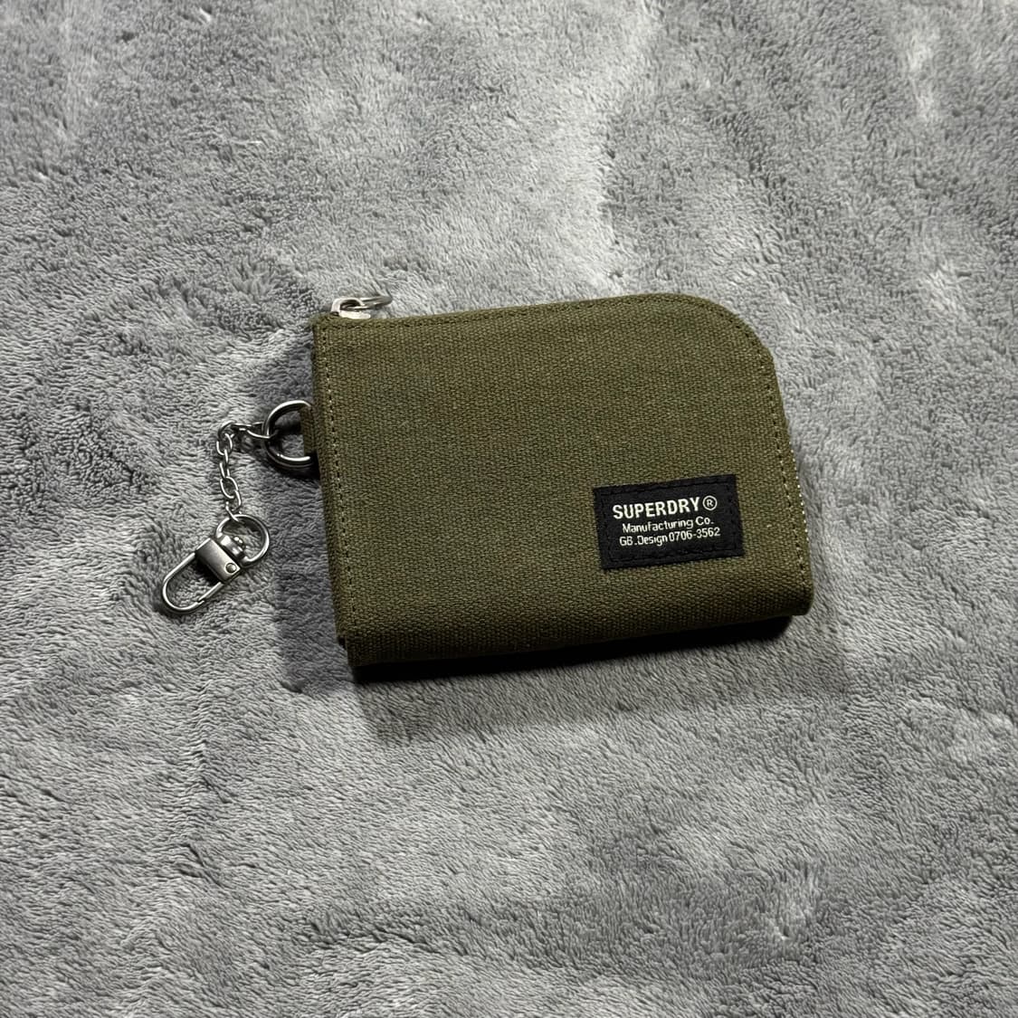 슈퍼드라이 카키 코튼 지갑 상품이미지1