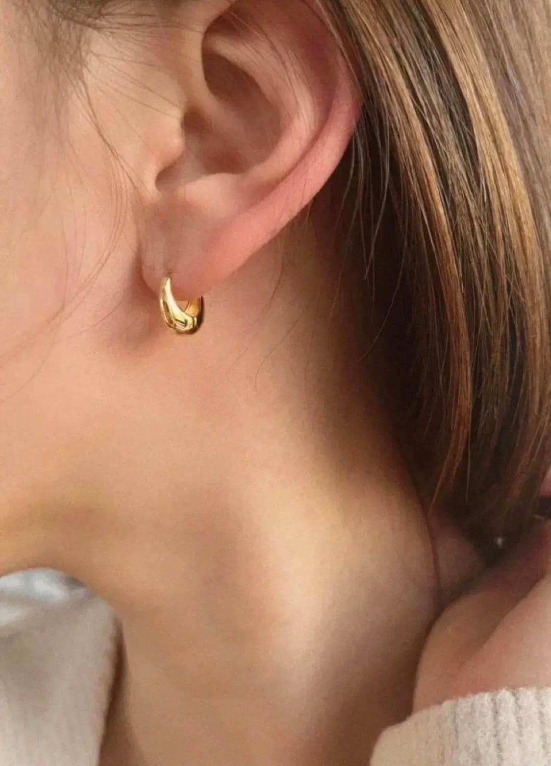 토프 클루 골드 이어링 상품이미지1