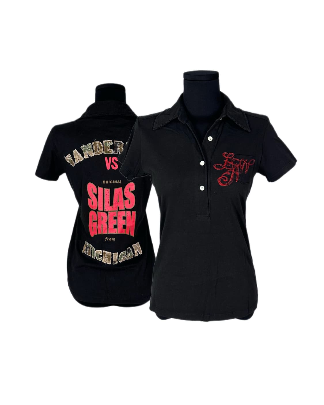 grunge collar printing pk T 상품이미지1