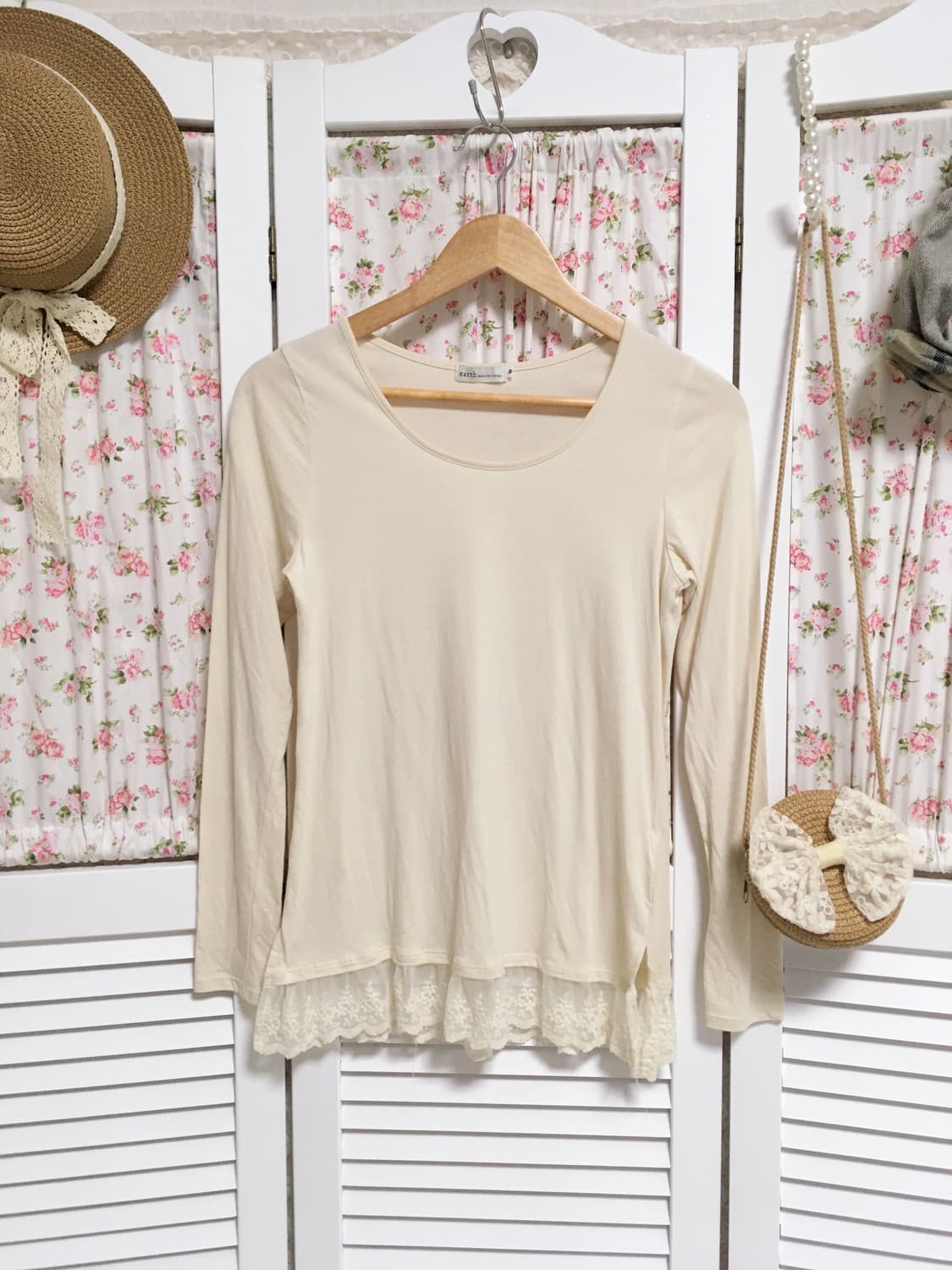 빈티지 얼스뮤직 레이스 슬리브 상품이미지1