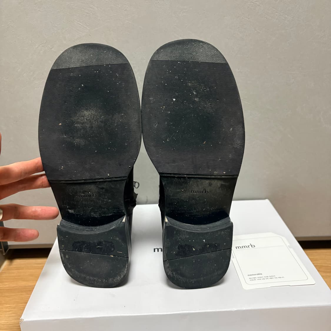 [260] mmrb 메모러블 크랙 레더부츠 브라운 상품이미지6
