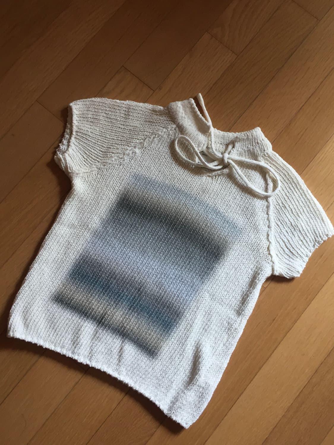 (W) Matin Kim Foggy Printing Knit Pullov 상품이미지4