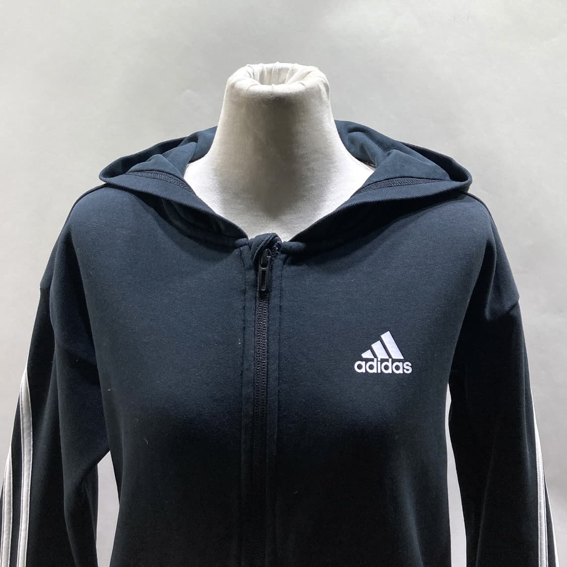 아디다스 키즈 후드집업 블랙 150  상품이미지2