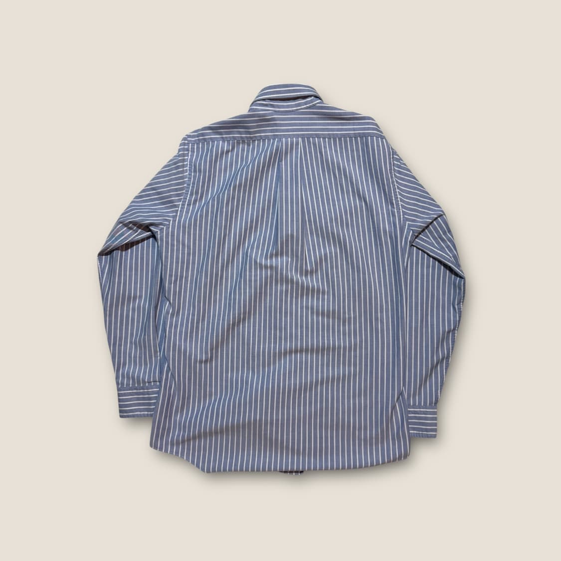 90s USA L.L.Bean 옥스포드 스트라이프 셔츠 M 상품이미지6