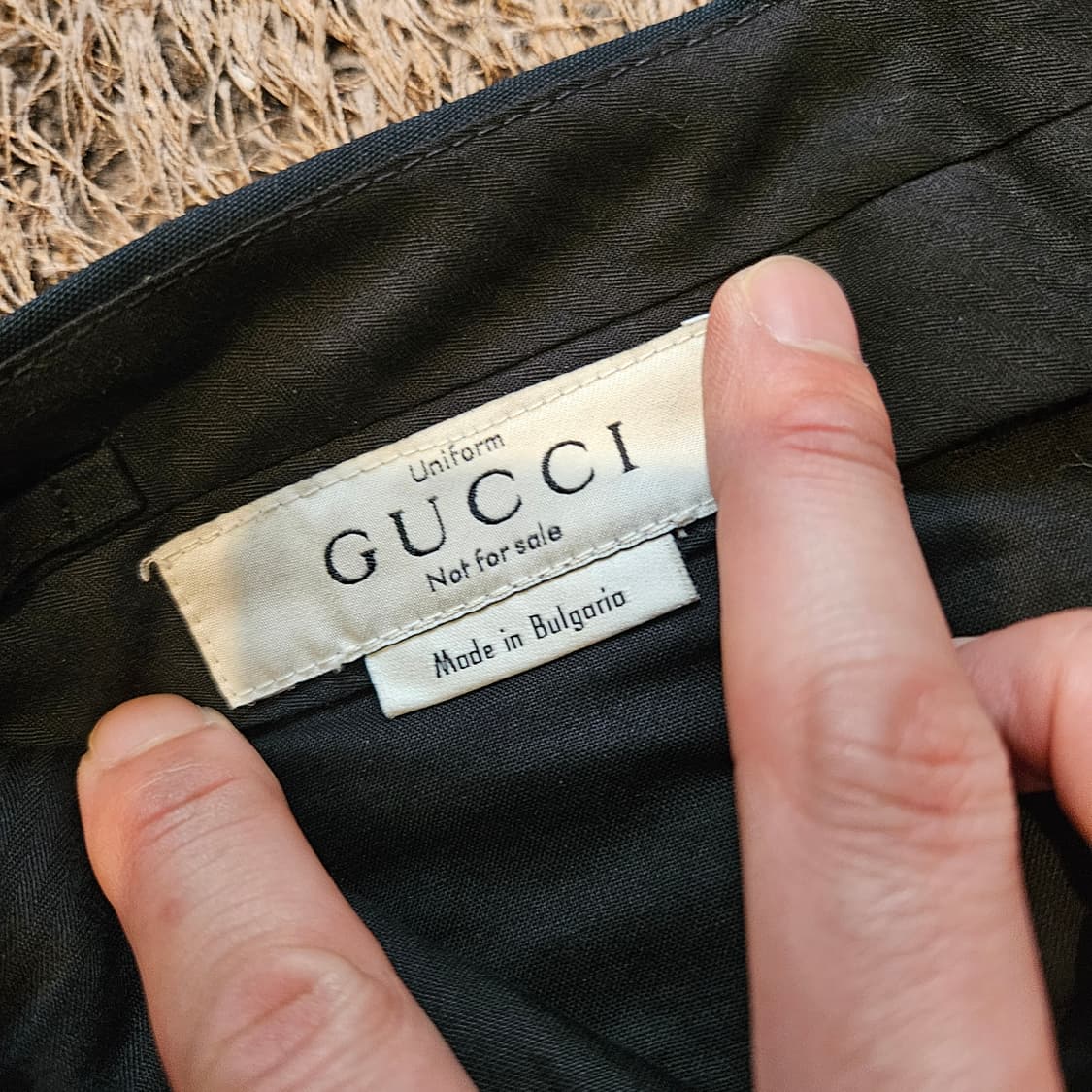 구찌(GUCCI) Staff Wear 딥 그린 롤업 슬렉스  상품이미지8