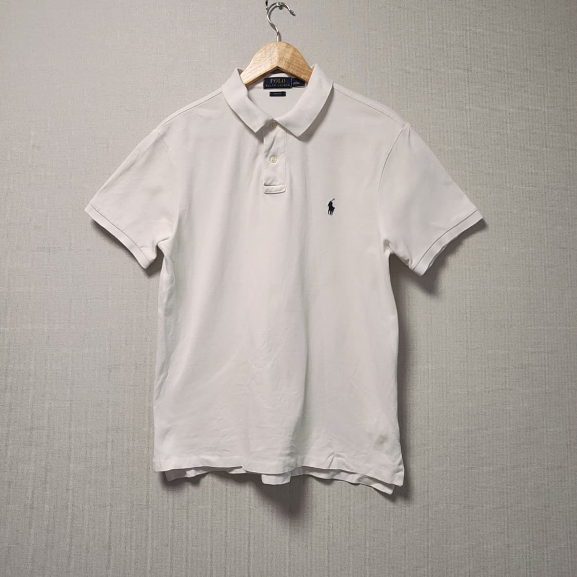 [L] 폴로 랄프로렌 화이트 반팔 카라티 상품이미지1