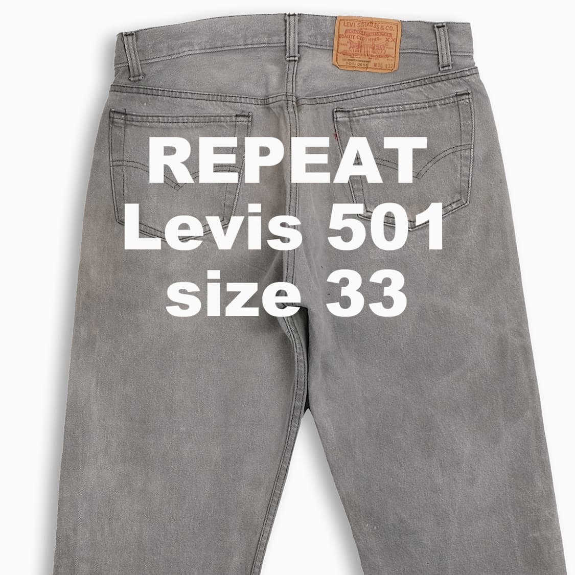 빈티지 리바이스 501 80s USA 33 인치 LV50136502 상품이미지1