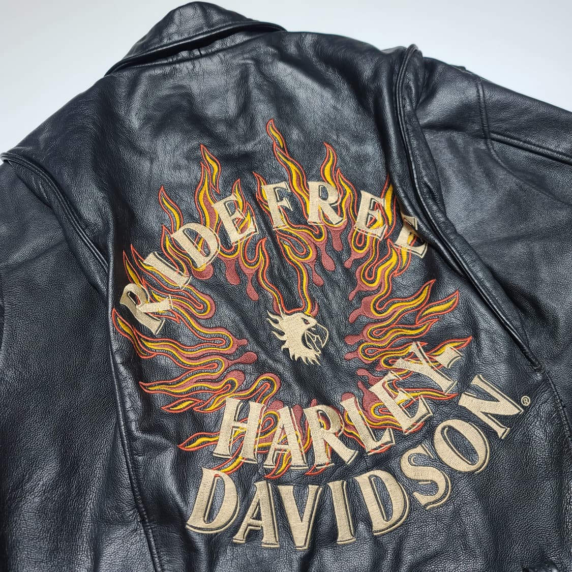할리데이비슨 플레임 레더자켓[L] 상품이미지7
