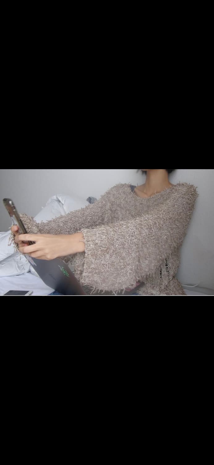 오픈yy 데미지 니트 상품이미지3