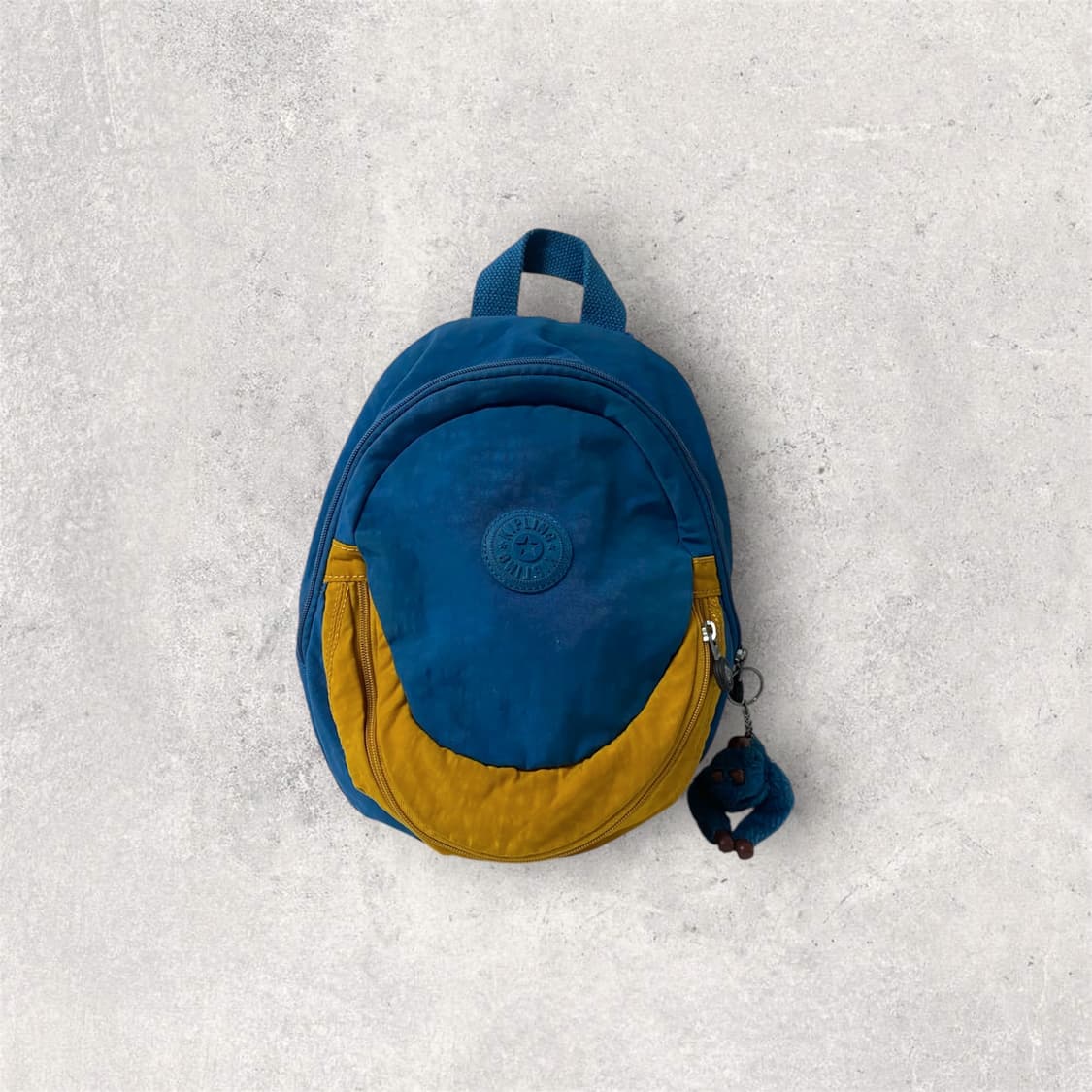 키플링 블루 옐로우 미니 백팩 (B301) 상품이미지1