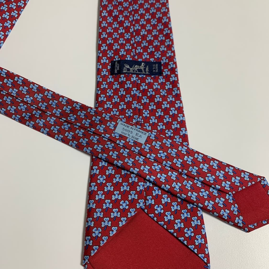 에르메스(HERMES) 프랑스 100실크 명품넥타이 최상급 9cm 상품이미지7