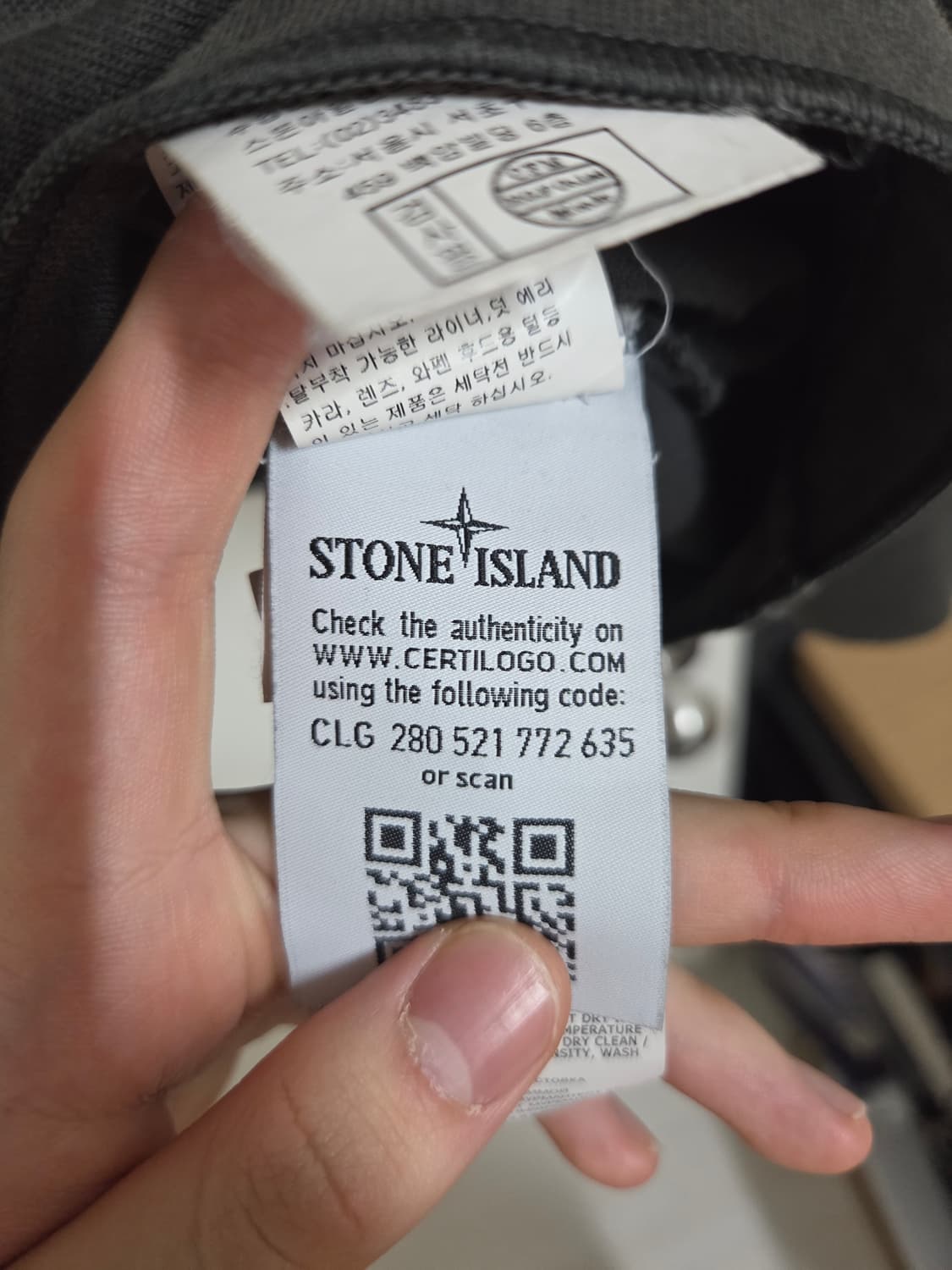 스톤아일랜드 그레이 맨투맨 상품이미지5