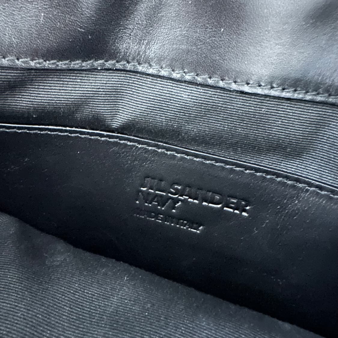 질샌더 jil sander navy 로고 숄더백 상품이미지6