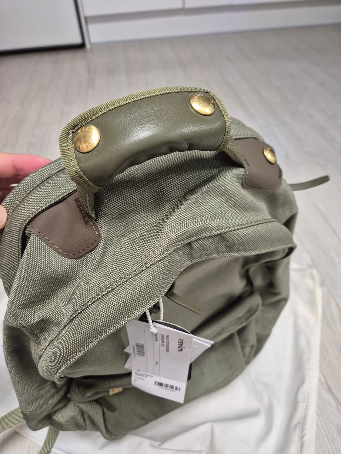 26SS VISVIM 22L 백팩 올리브(새상품) 상품이미지4