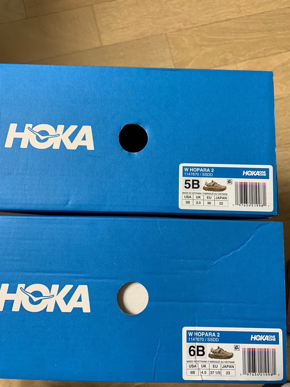 HOKA 호파라2 샌드색상 220,230 상품이미지2