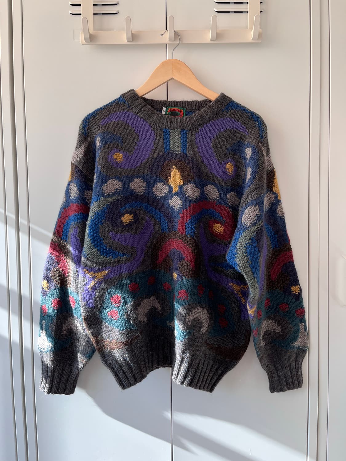 Boston traders 패턴 울 니트 상품이미지7