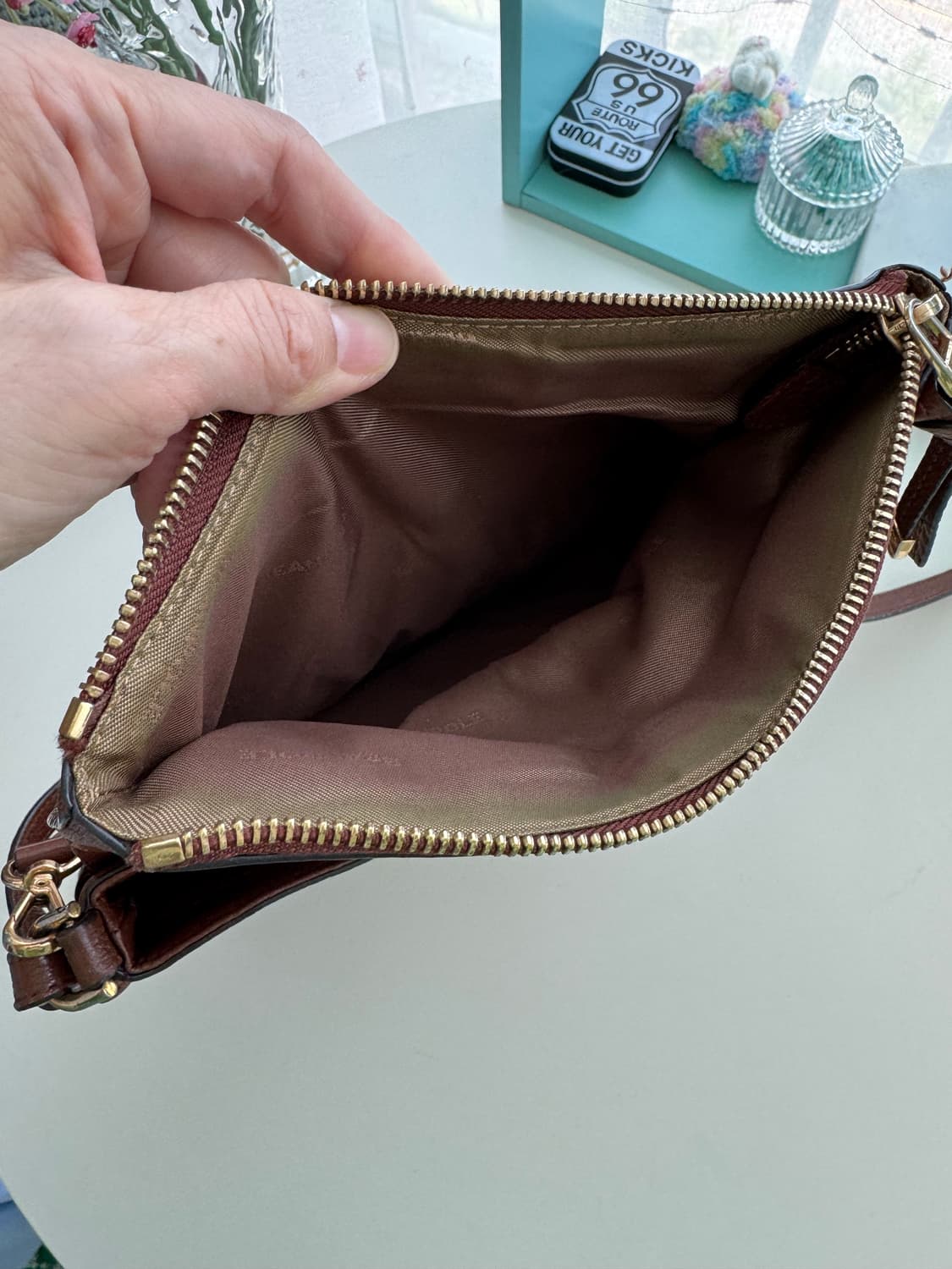 빈폴 브라운 천연 가죽 숄더 & 크로스백 상품이미지9