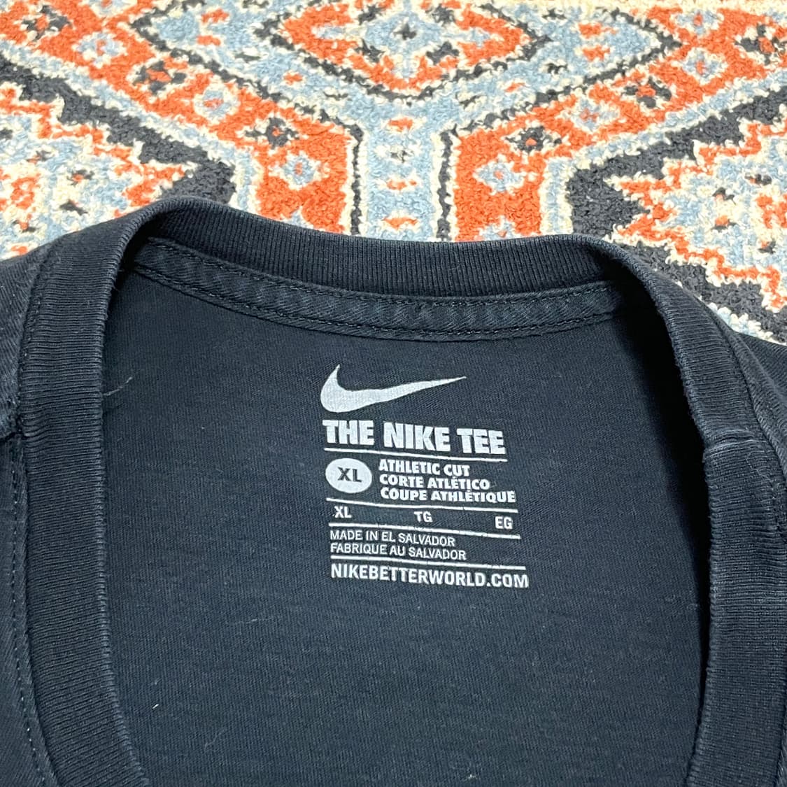 나이키 에어 빅로고 블랙 반팔티셔츠 남성XL 상품이미지4