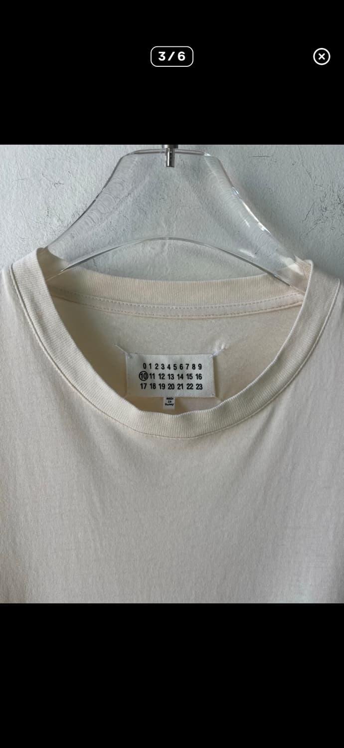 마르지엘라 백스티치 티셔츠 상품이미지2