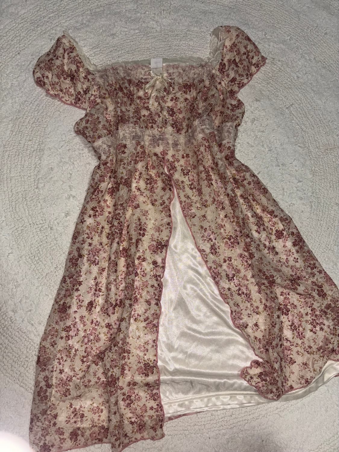 리즈리사깔 히메갸루 모리 플라워 원피스 상품이미지1