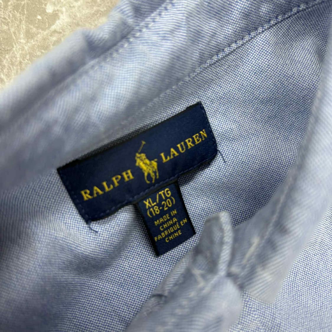 폴로 랄프로렌 폴로 베어 청 셔츠(XL) 상품이미지4