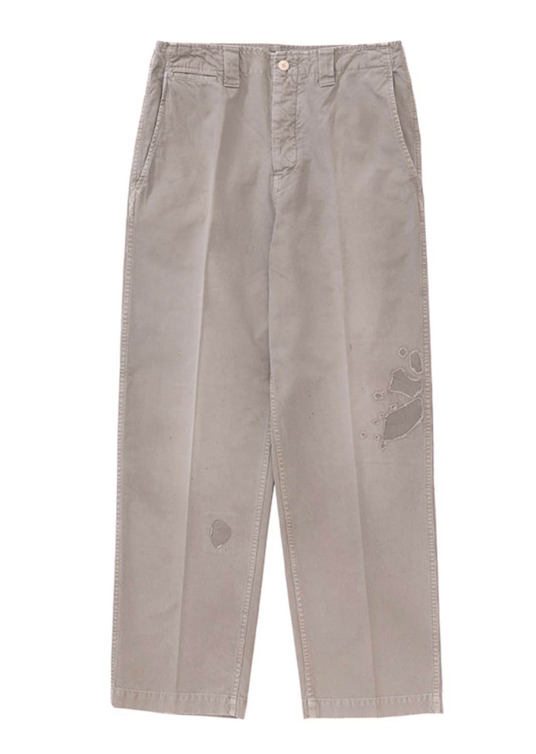 비즈빔 25SS WIDE CHINO PANTS CRASH GREY 5 상품이미지1