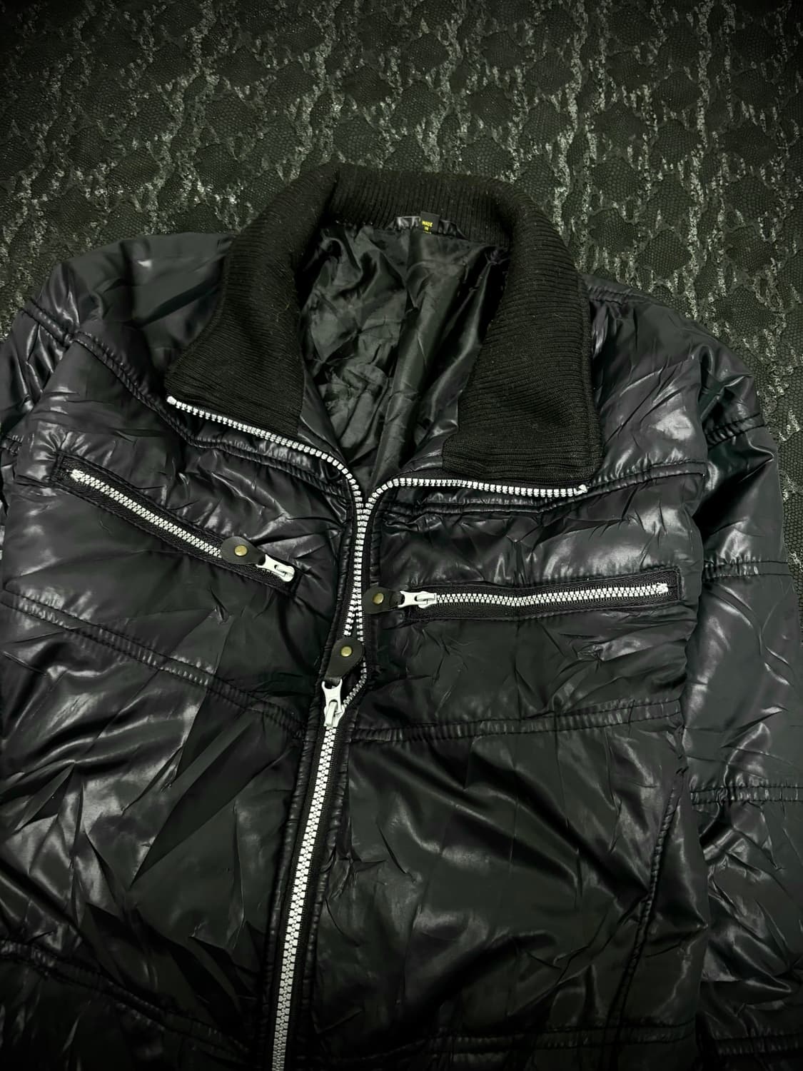 “Vintage” Chic Mood Black Zipper detail  상품이미지4