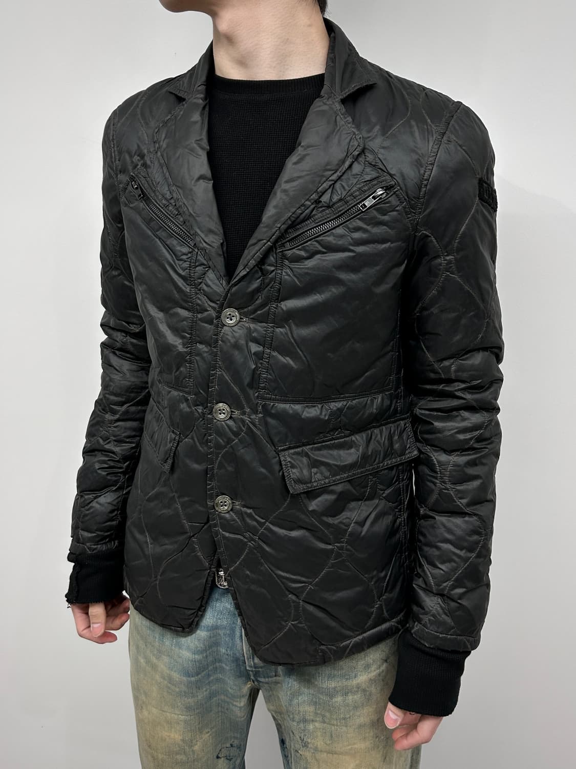 90’s 디젤 퀼티드 블레이저 상품이미지1