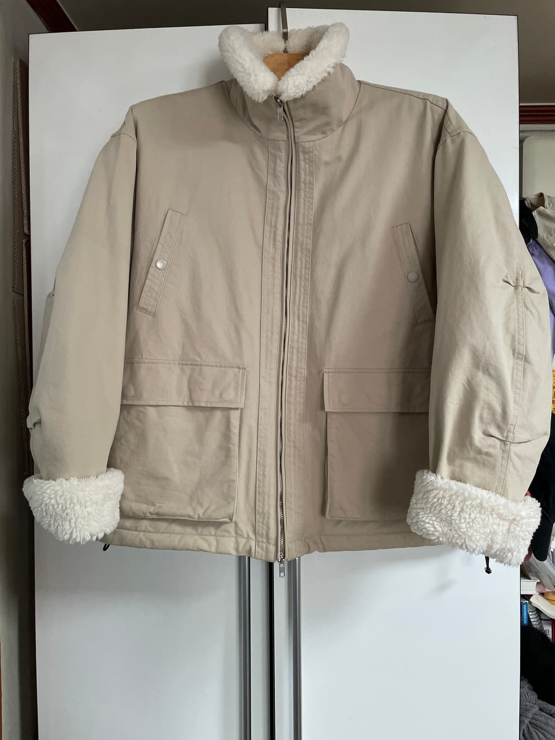 파르티멘토 3M 신슐레이트 플리스 자켓 베이지 상품이미지1