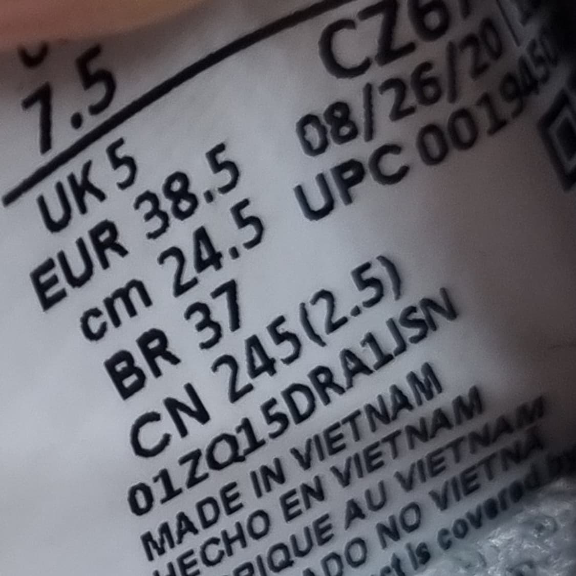 나이키 에어줌 스트럭처 런닝화 245 상품이미지6