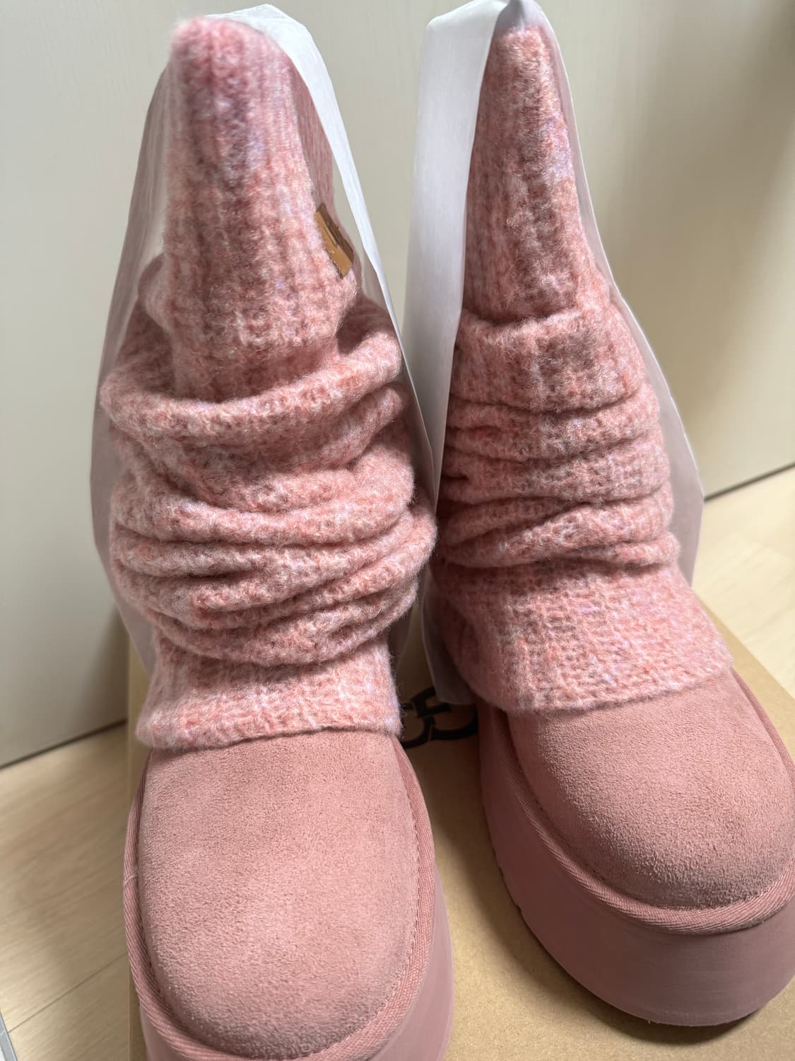 ugg 어그 클래식 미니 디퍼 레그워머 핑크 던 240 w7 상품이미지1