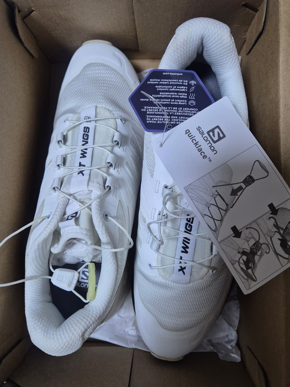 (새상품) 살로몬 XT-윙스 2 화이트 바닐라 상품이미지2