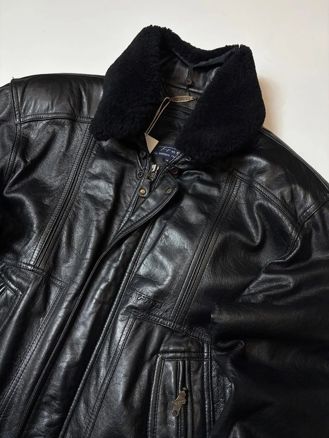 Selected 90's 양가죽 무스탕 자켓 PN9317 상품이미지2